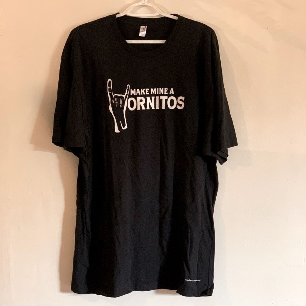 Hornitos Tequila T-Shirt Anvil Tag Black Mens Sz 2X Excellent